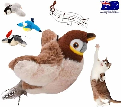 Interactive Cat Toy with Real Chirping Bird Electronic Cat Toys for Indoor Cats - image 1 of 4