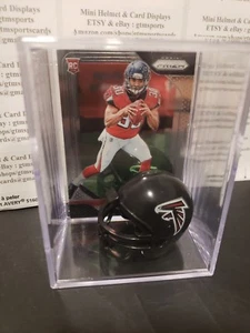 Mini Casco Ito Smith Atlanta Falcons Tarjeta Caja de Sombras Estuche Coleccionable RC Automático - Imagen 1 de 1