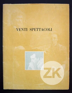 LUCHINO VISCONTI Théatre VENTI SPETTACOLI Anouilh Sartre Shakespeare Miller 1958 - Picture 1 of 1