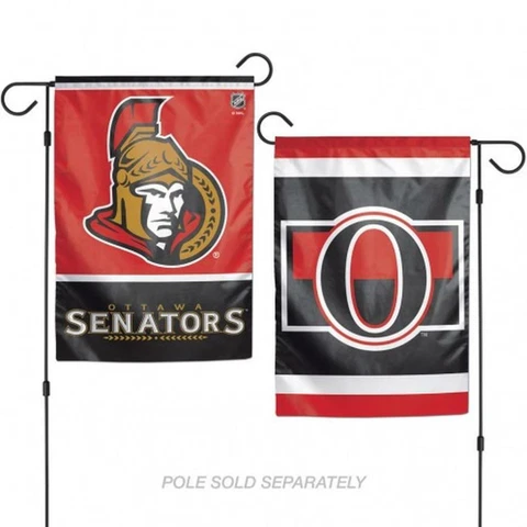 Ottawa Senators 2 Sided Garden Flag 12.5" x 18" [NEW] NHL Fan Yard Outdoor Cover