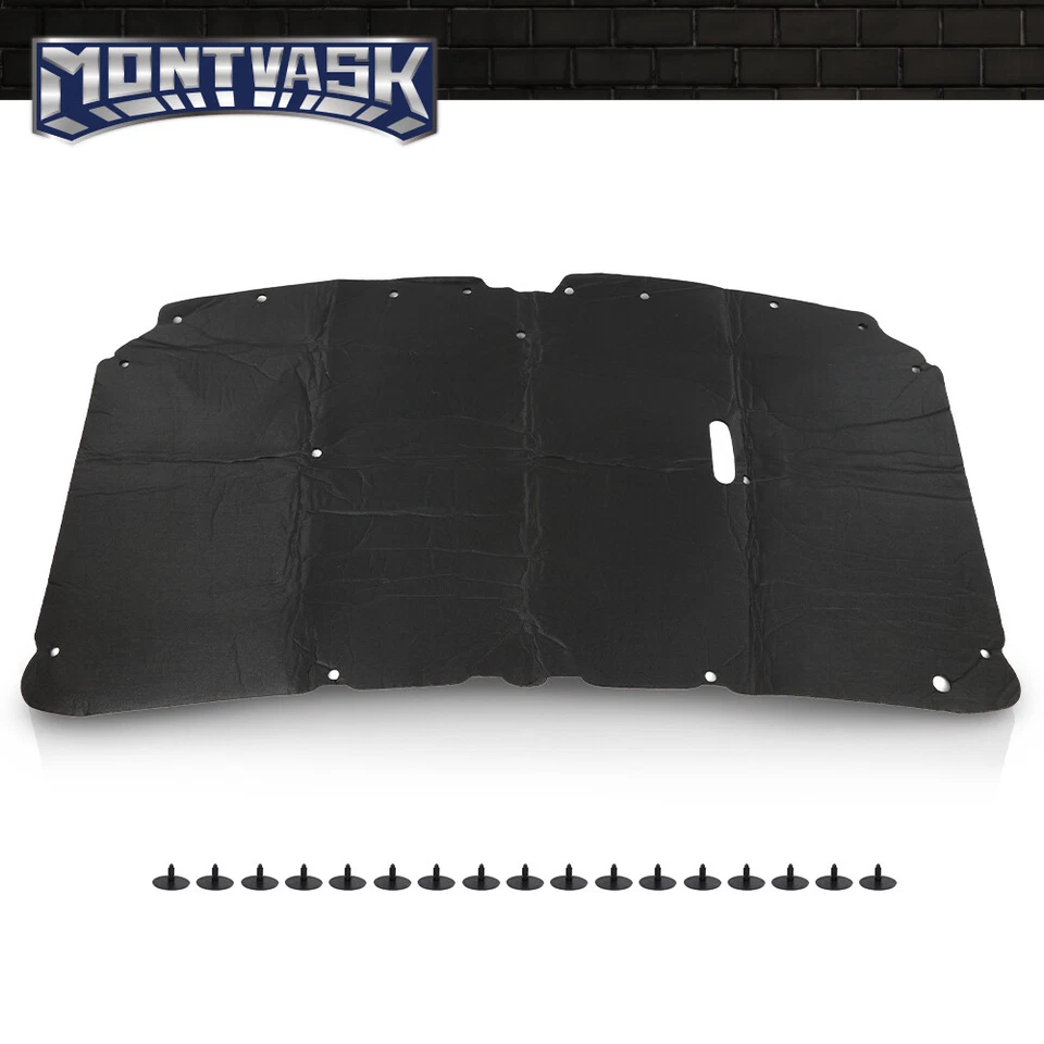 Hood Insulation Pad Fit For 1999-2007 Ford F250 F350 F450 Super Duty Excursion - Image 1 of 4