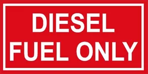 NUR DIESEL KRAFTSTOFF Aufkleber Sticker - SM bis XL - verschiedene Farben - Bild 1 von 6
