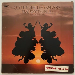 COLLINS SHEPLEY GALAXY Time Space The Blues PROMO Vinyl Record Album Gatefold - Picture 1 of 2