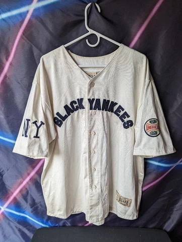 Negro American League Baseball New York Black Yankees Jersey NLBPA Fats Jenkins Cover