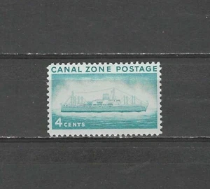 CANAL ZONE, EE. UU., 1958, S.S.ANCON, SELLO 4c, Perf, VLH - Imagen 1 de 1