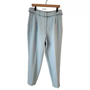 Pantaloni Akris Punto Blu Conici Pantaloni Cintura Carriera Professionale Donna 10 - Foto 1 di 8