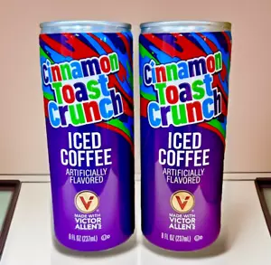 Cinnamon Toast Crunch bevanda caffè ghiacciata di Victoria Allens 8 fl oz lotto di 2 lattine - Foto 1 di 7