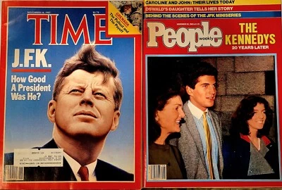 Pair of PERFECT magazines (TIMES/People) from Nov. 1983 featuring John F Kennedy - Image 1 of 4