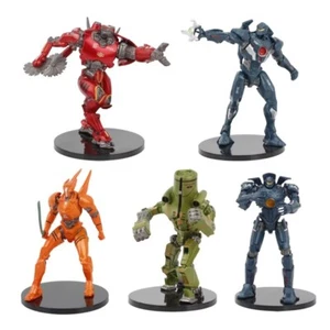 5 Pcs Set Pacific Rim Jaeger Gipsy Danger 4.5" Action Figures Toys Statue Gift - Picture 1 of 24