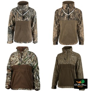 DRAKE WATERFOWL LADY DRAKE MST WOMENS EQWADER 1/4 ZIP PULLOVER CAMO COAT