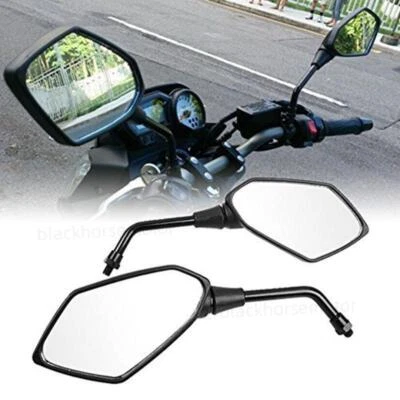 Espejo retrovisor negro para motocicleta Honda Shadow Spirit 750 1100 VTX1300 VTX1800 Foto 1 de 4