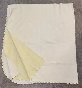 Vintage Peacock Alley Portugal Matelasse Coverlet 98”x 87” Queen Dallas TX - Picture 1 of 12