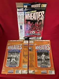 WHEATIES Breakfast of Champions Lou Gehrig Babe Ruth NBA Chicago Bulls Boxes (3) - Picture 1 of 22