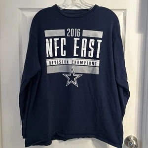 Dallas Cowboys Trikot XL 2016 NFC East Champions Langarm Blau - Bild 1 von 4