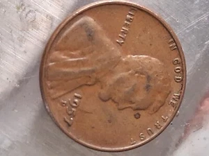 1957 D Lincoln Penny Errors, Date "9&5" and "B" IN LIBERTY Filled in, Mint Mark - Picture 1 of 1