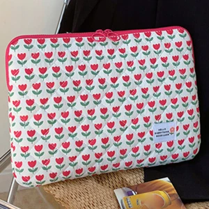 Borsa per computer Custodia per laptop con cerniera floreale per notebook da 14 - Bild 1 von 9