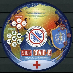 Guinea Medical Stamps 2020 MNH Corona Health 1v S/S - Picture 1 of 1