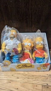 SIMPSONS PLUSH TOYS + DISPLAY BOX - Picture 1 of 2