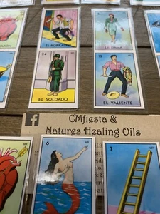 2PC Mexican Loteria Bookmark Laminated - Loteria La Chalupa Gift Bingo Bookmark - Picture 1 of 8
