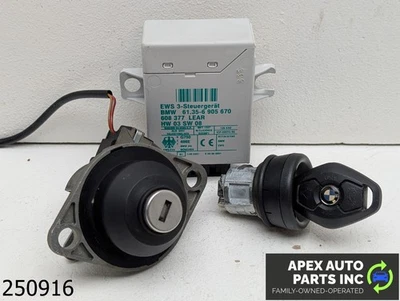 OEM 1997-2001 BMW 525i 2.5L CONTROL MODULE IGNITION KEY & LOCK SET - Image 1 of 4