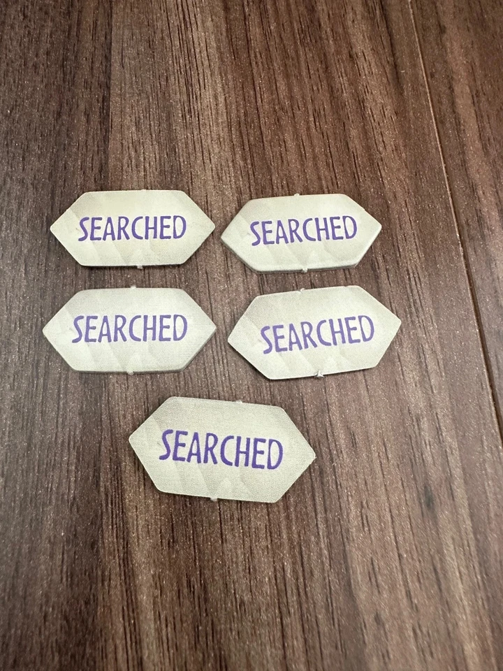 Scooby-Doo Traición en la mansión misteriosa Token de reemplazo Buscado Lote de 5 Foto 1 de 1