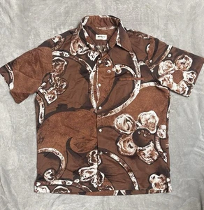 Vintage Tori Richard’s Honolulu Hawaiihemd Braun Herren Größe Medium/Large - Bild 1 von 6