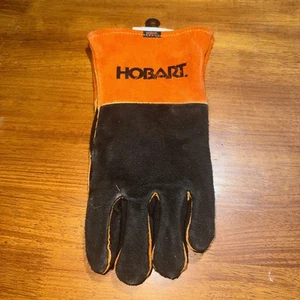 Guantes de soldadura para soldador ajustados Hobart Form 13" x 5,25" óxido y negro grandes 770439 - Imagen 1 de 4