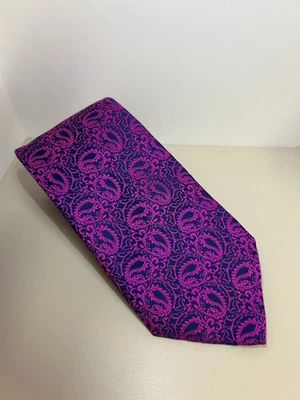 Corbata de seda para hombre Charles Tyrwhitt fucsia hecha en Inglaterra 58 1/2 X 3,5 pulgadas vibrante Foto 1 de 4