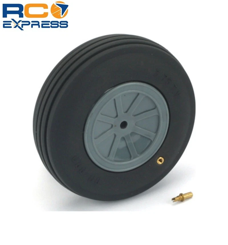 DU-BRO Large Scale Treaded Wheel 3-3/4 inch DUB375TV - Image 1 of 1