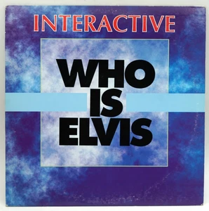 Vintage 1992 INTERACTIVE - "WHO IS ELVIS" / 3 TRACK MAXI / ZYX RECORDS Record - Picture 1 of 2