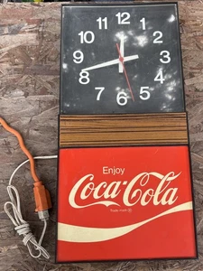 1978 COCA COLA Advertising Electric Wall Clock - Not Working! - Picture 1 of 14