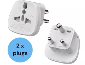 2-PACK UK to South Africa Plug Adapter, UK to South Africa Travel Adapter &- - Picture 1 of 5