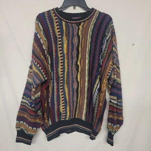 Vintage Roundtree & Yorke Pullover 3D Strickpullover Coogi Style - Bild 1 von 6