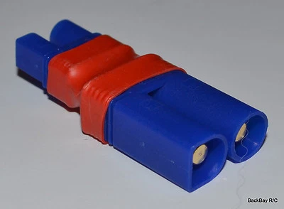 (1) No Wires Connector: Male EC5 to Female EC3 Lipo Battery Adapter - Image 1 of 4