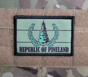 Republic of Pineland Military OD Green Patch Army Special Forces Robin Sage - Picture 1 of 3