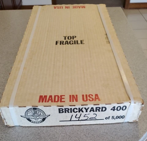 JEBCO BRICKYARD 400 LIMITED EDITION  CLOCK #1452 OF 5,000 SEALED BOX NASCAR Cover
