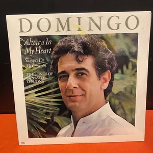 PLACIDO DOMINGO, Always In My Heart USA New Sealed Old Stock LP - Picture 1 of 2