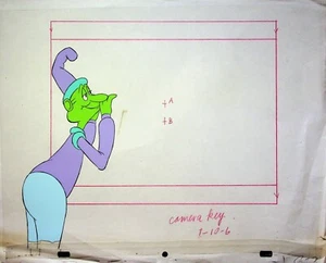 Intergalactic Thanksgiving Production Animation Hand Painted Cel CBC Television - Picture 1 of 2