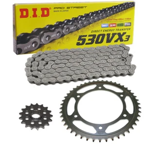 Kit Chaîne Triumph Aventurier 900 99-01 Chaîne DID 530 VX 114 Ouvrir 18/43 - Bild 1 von 4