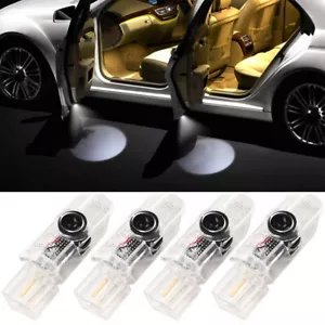 4Pcs LED Car Door Light Projector Ghost Shadow Welcome Light For Mercedes Benz R - Picture 1 of 11