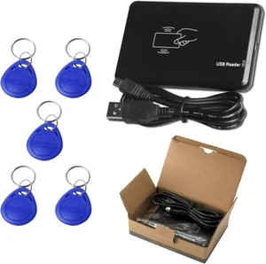 USB RFID Reader ID Card Reader Card Reader Contactless Card Reader for EM4100 - Picture 1 of 10