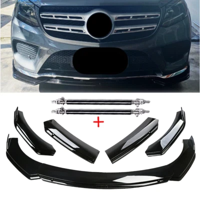Front Bumper Lip Body Kit Spoiler Splitter For Mercedes-Benz GLS450 GLS500 550 Foto 1 de 4