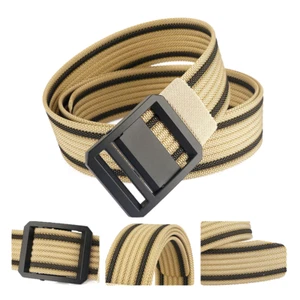 Cinturón táctico para hombre con correa palmeada duradera y hebilla de metal, negro blanco marrón - Imagen 1 de 24