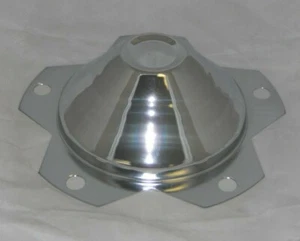 1375 CHROME WHEEL RIM CENTER CAP FITS WIDE 5x205 VW BG BUGGY FITS 6-1/2" BORE - Picture 1 of 5