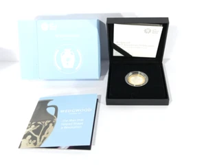 2019 ROYAL MINT PIEDFORT SILVER PROOF WEDGWOOD 260TH ANNIVERSARY £2 COIN XC29. - Picture 1 of 7