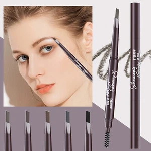 Single 5-color Double-headed Eyebrow Pencil Drawing Eye Long Lasting Eyebrow - Picture 1 of 39