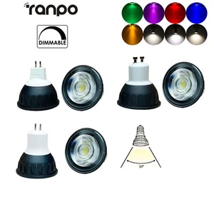 10w Dimmable Led Spotlight Bulb Cob Gu5.3 Gu10 Bulbs Cool White Spot Mr16 For - Picture 1 of 16