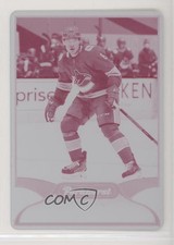 2021-22 Upper Deck Parkhurst Stars Printing Plate Magenta 1/1 Brock Boeser 08r9