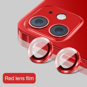 Colorful For iPhone 13 Pro Max 12 Metal Camera Len Tempered Glass Protector Ring