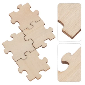 100 PIEZAS Pintura Vacío Puzzles Madera Chips Madera Puzzles Decorativos - Imagen 1 de 12